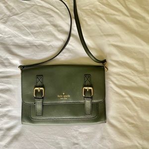 Grey Kate Spade Leather Crossbody